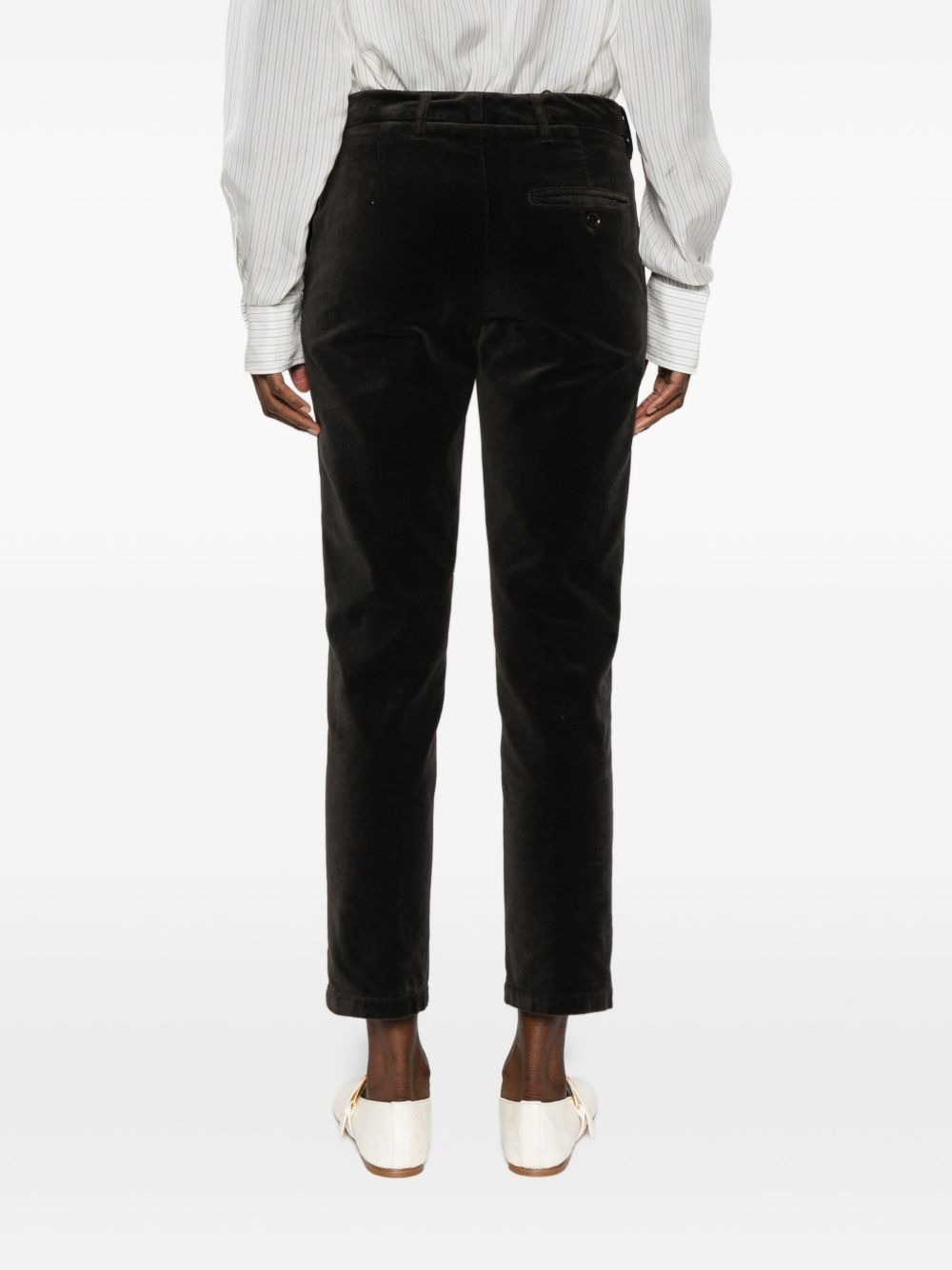 MOD.0107 velvet pocket trousers - 4