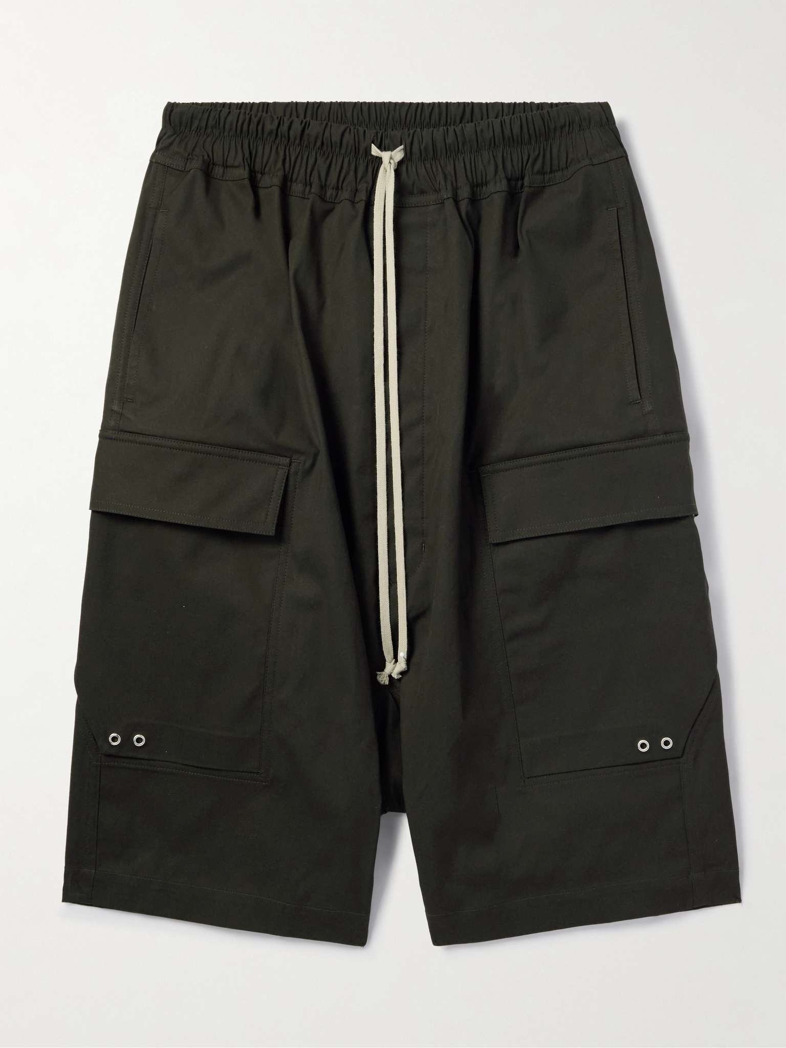 Pod Cotton-Blend Poplin Drawstring Cargo Shorts - 1
