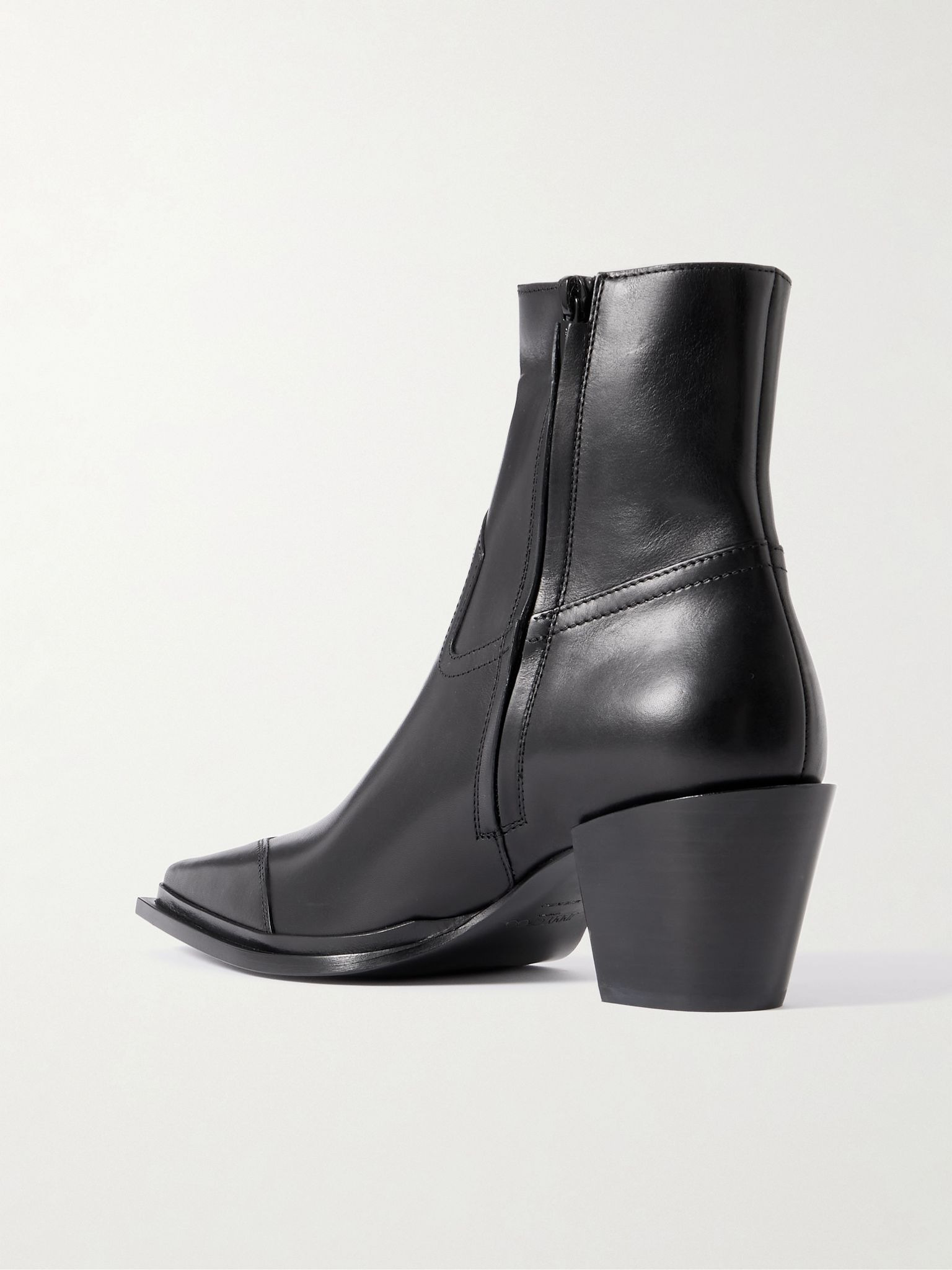 Cece 60 leather ankle boots Black - 3