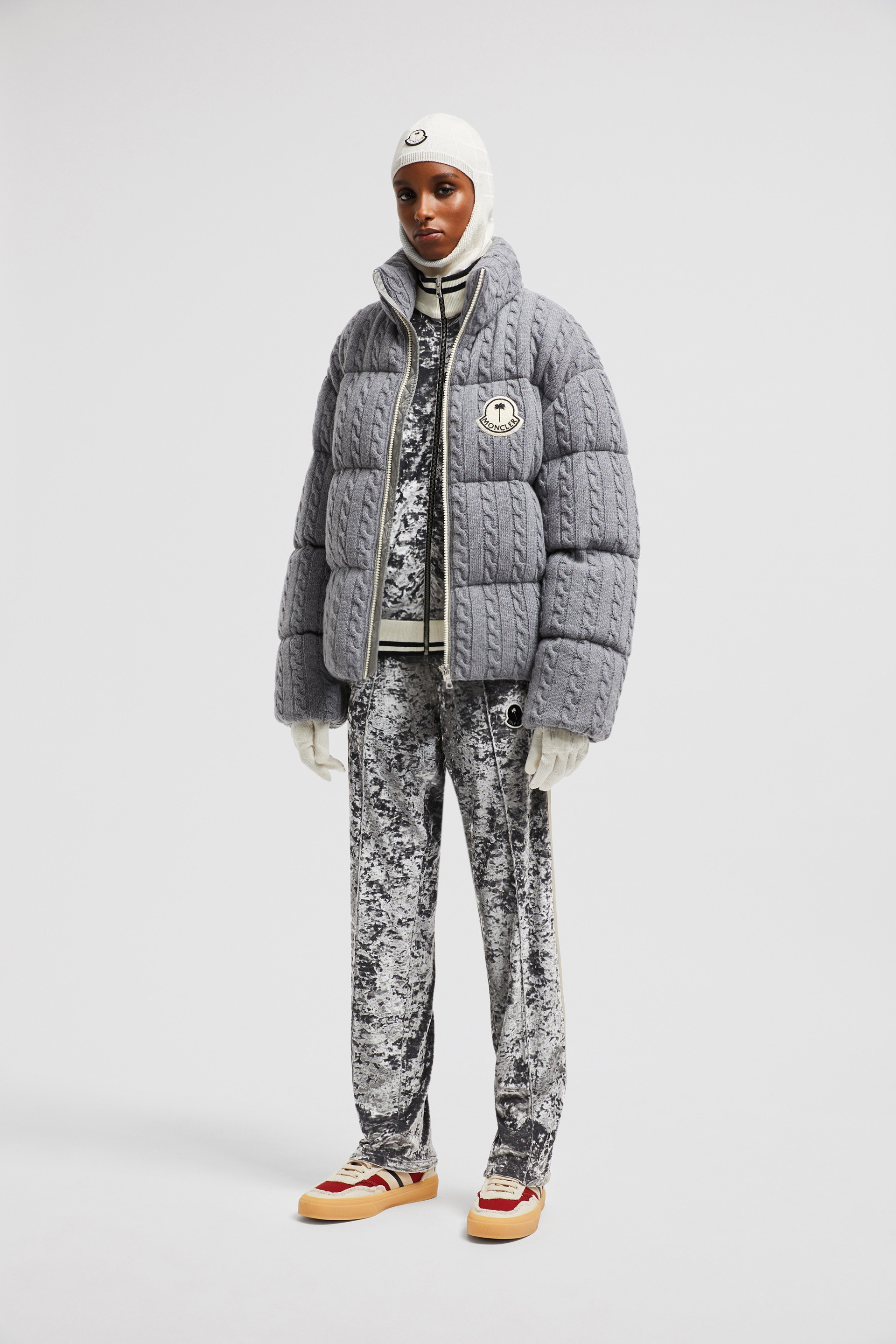 Moncler x Palm Angels Chenille Zip-Up Sweatpants - 2
