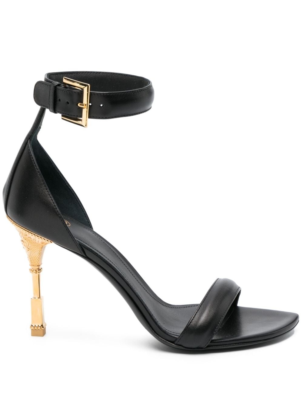 Moneta 95mm leather sandals - 1