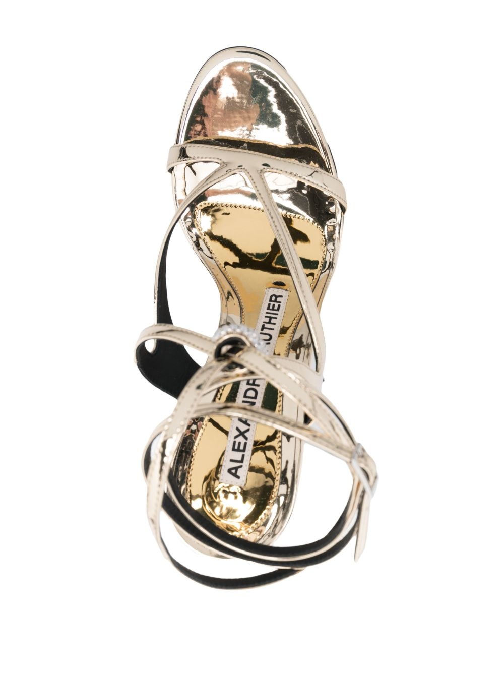 Smila 110mm leather sandals - 4