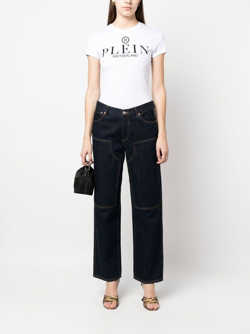 PHILIPP PLEIN logo-print t-shirt outlook