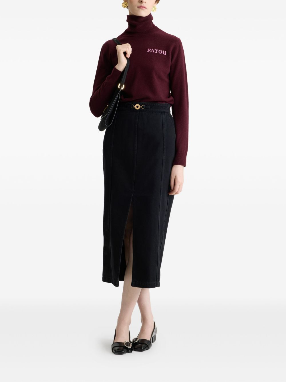 front slit skirt - 2