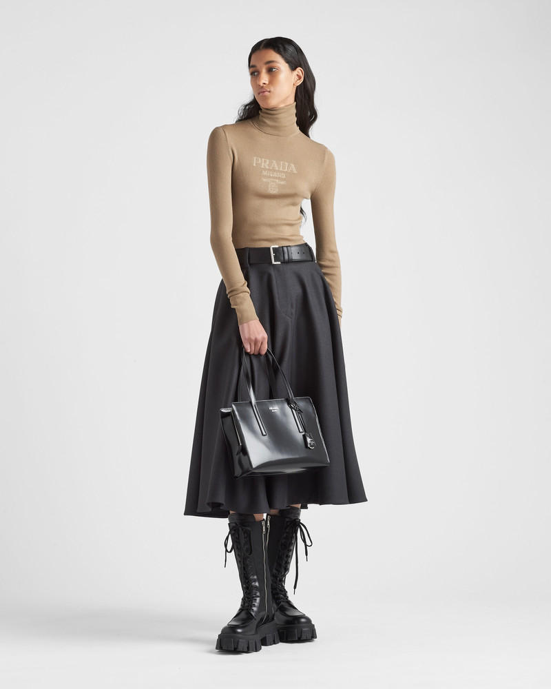 Prada Superfine wool turtleneck sweater outlook