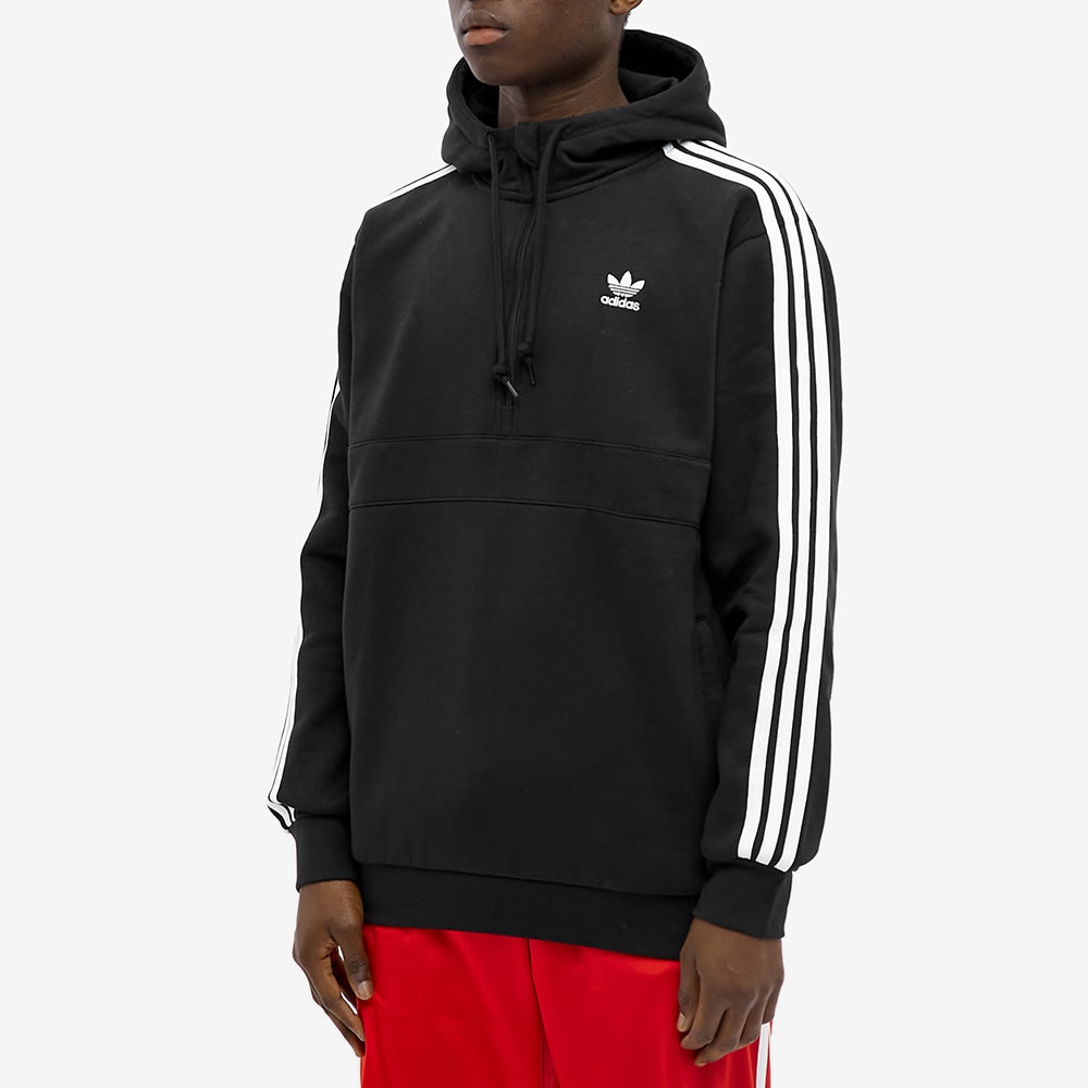 Adidas 3-Stripe Half Zip Hoody - 4