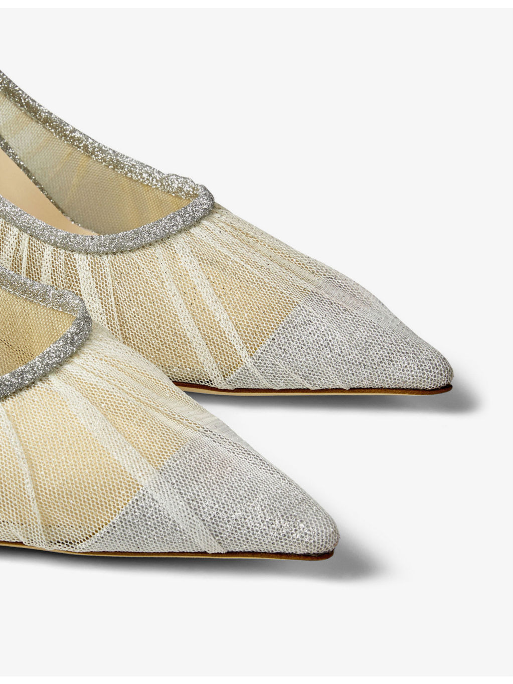Love 85 glitter tulle pumps - 5