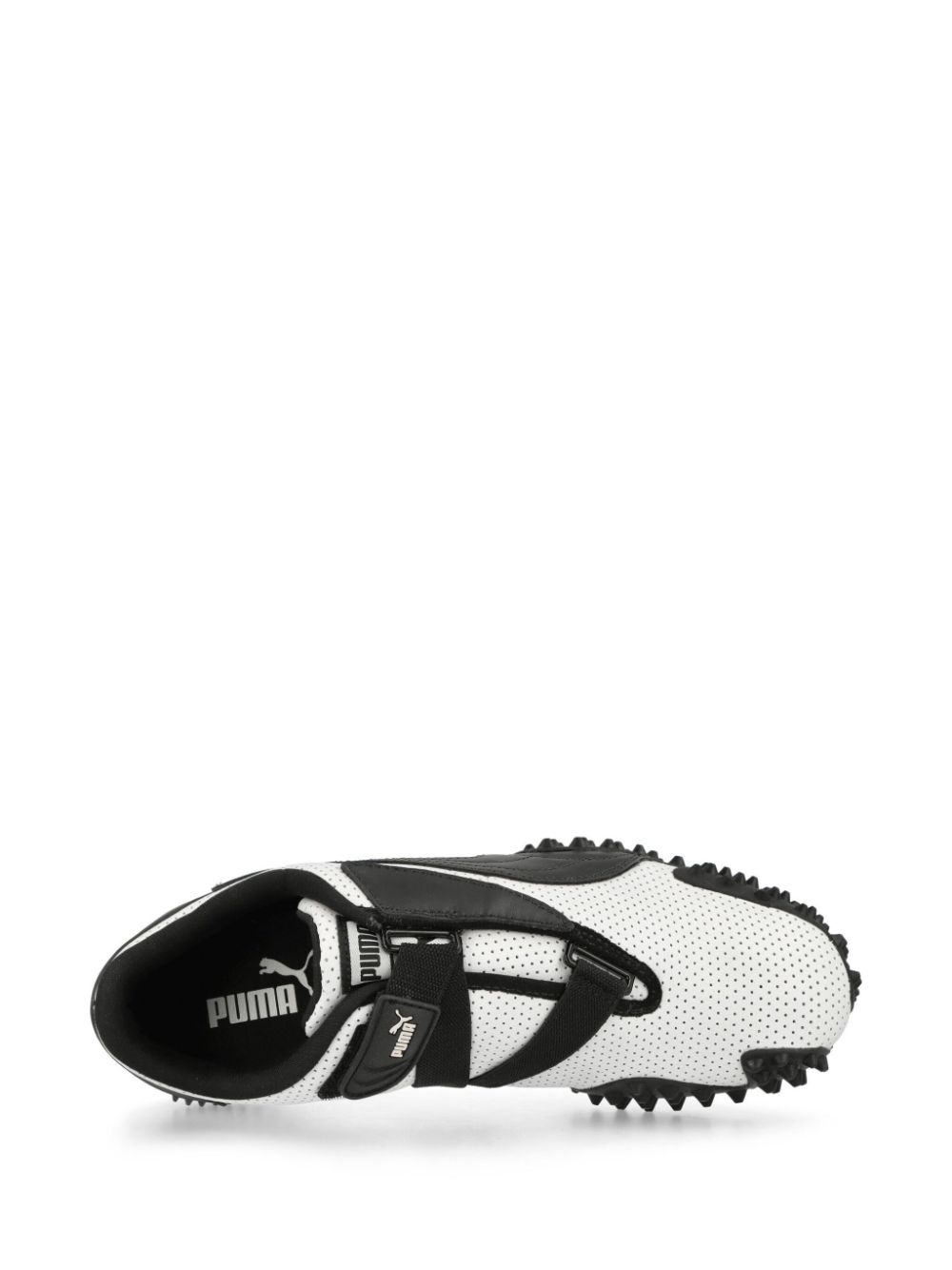 Mostro "Perforated Leather - White / Black" - 5