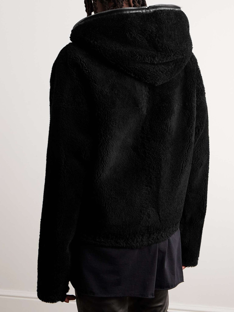 Reversible Shearling Hooded Jacket 5