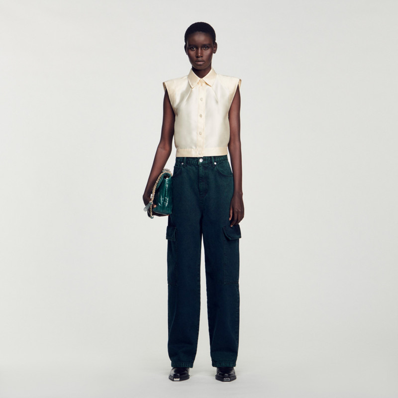 Sandro Oversized cargo jeans outlook