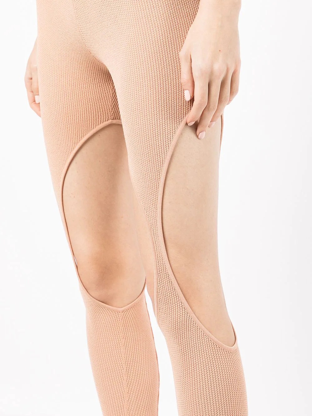 hosiery mesh leggings - 6