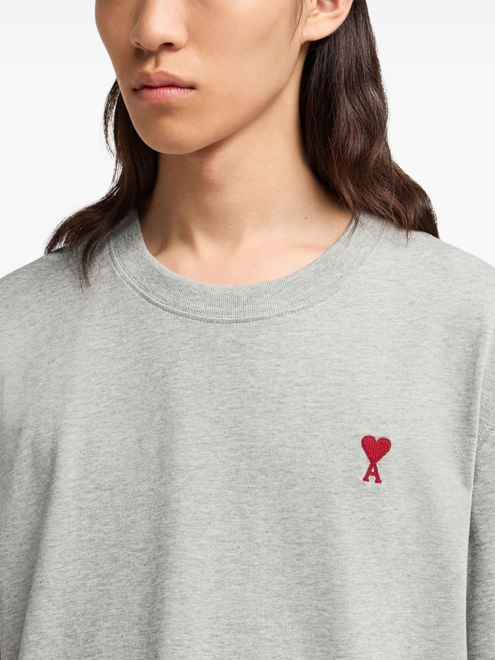 Ami de Coeur-embroidered T-shirt - 6