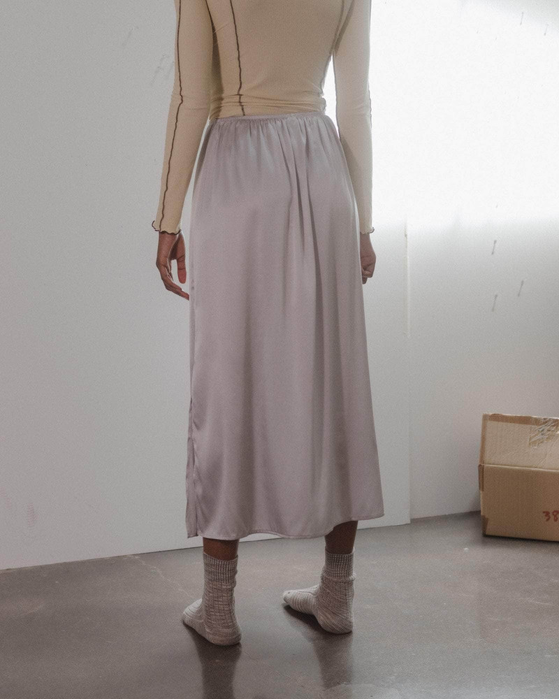 BASERANGE City Skirt - Silk Satin outlook