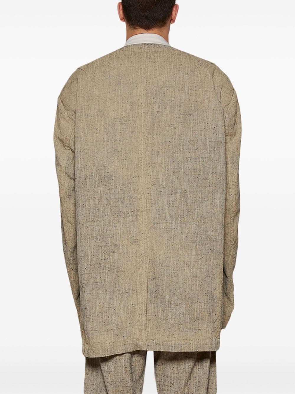 Slub tweed blazer - 5