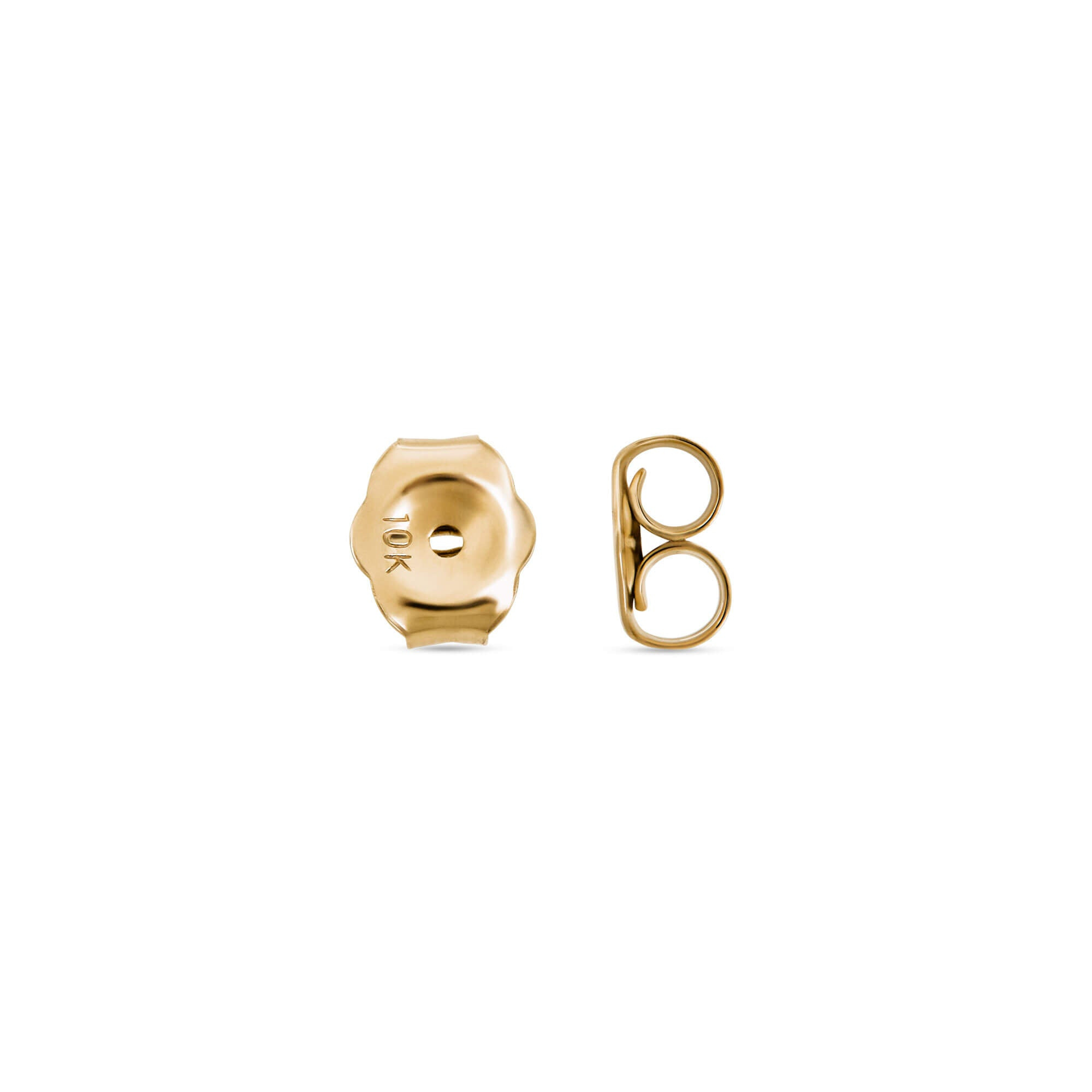 Gold Cursive Initial Stud - 5