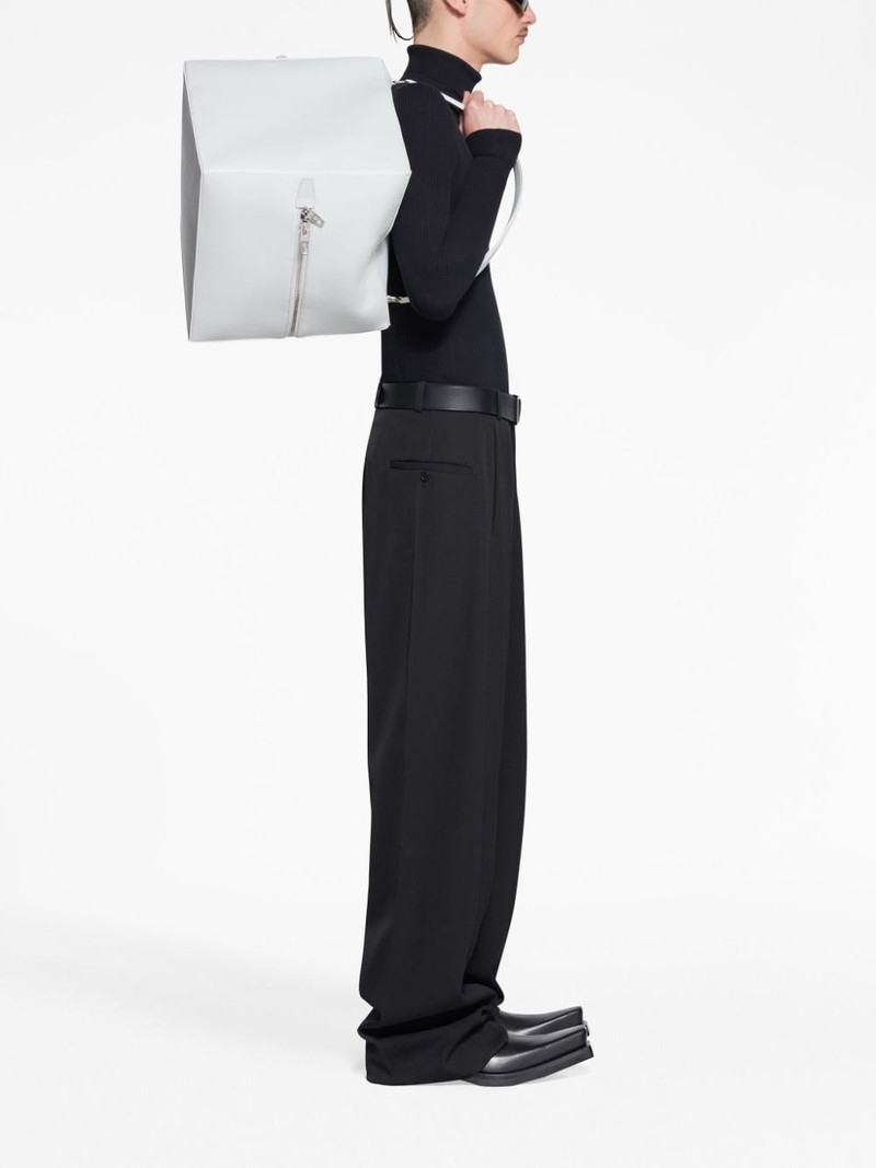 BALENCIAGA wide-leg wool trousers outlook