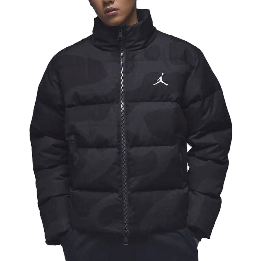 Air Jordan Flight Heritage Down Jacket Asia Sizing 'Black' FB6989-045 - 4