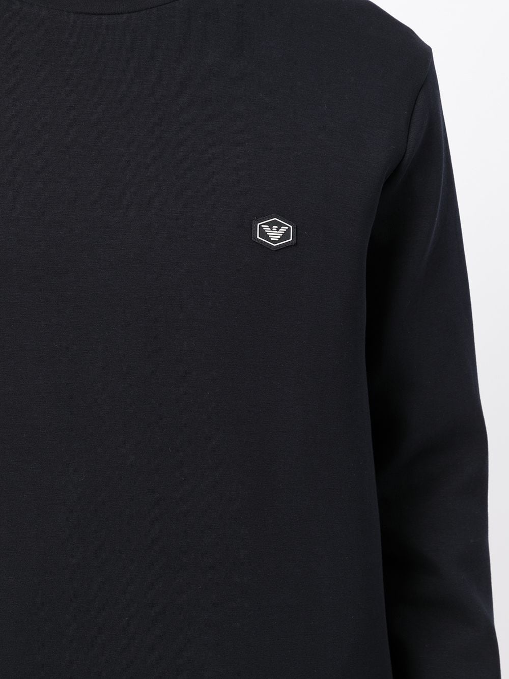 logo-patch sweatshirt - 5