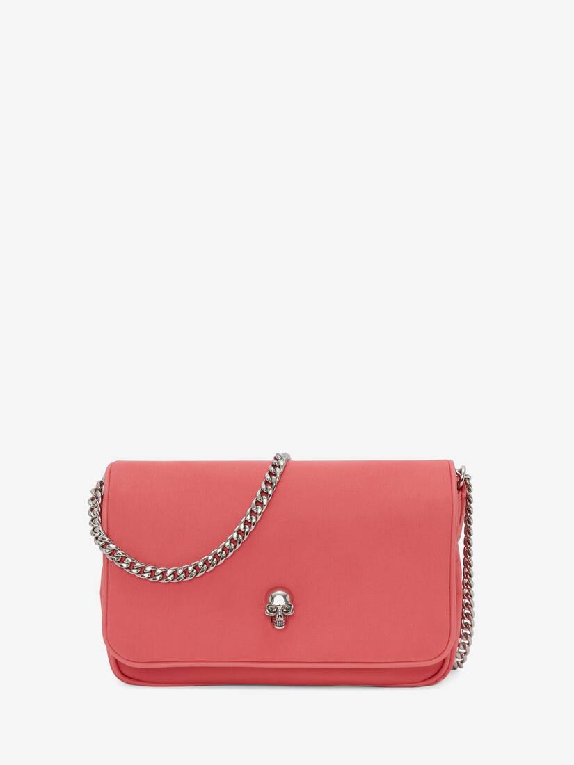 Small Skull Bag in Coral - 1