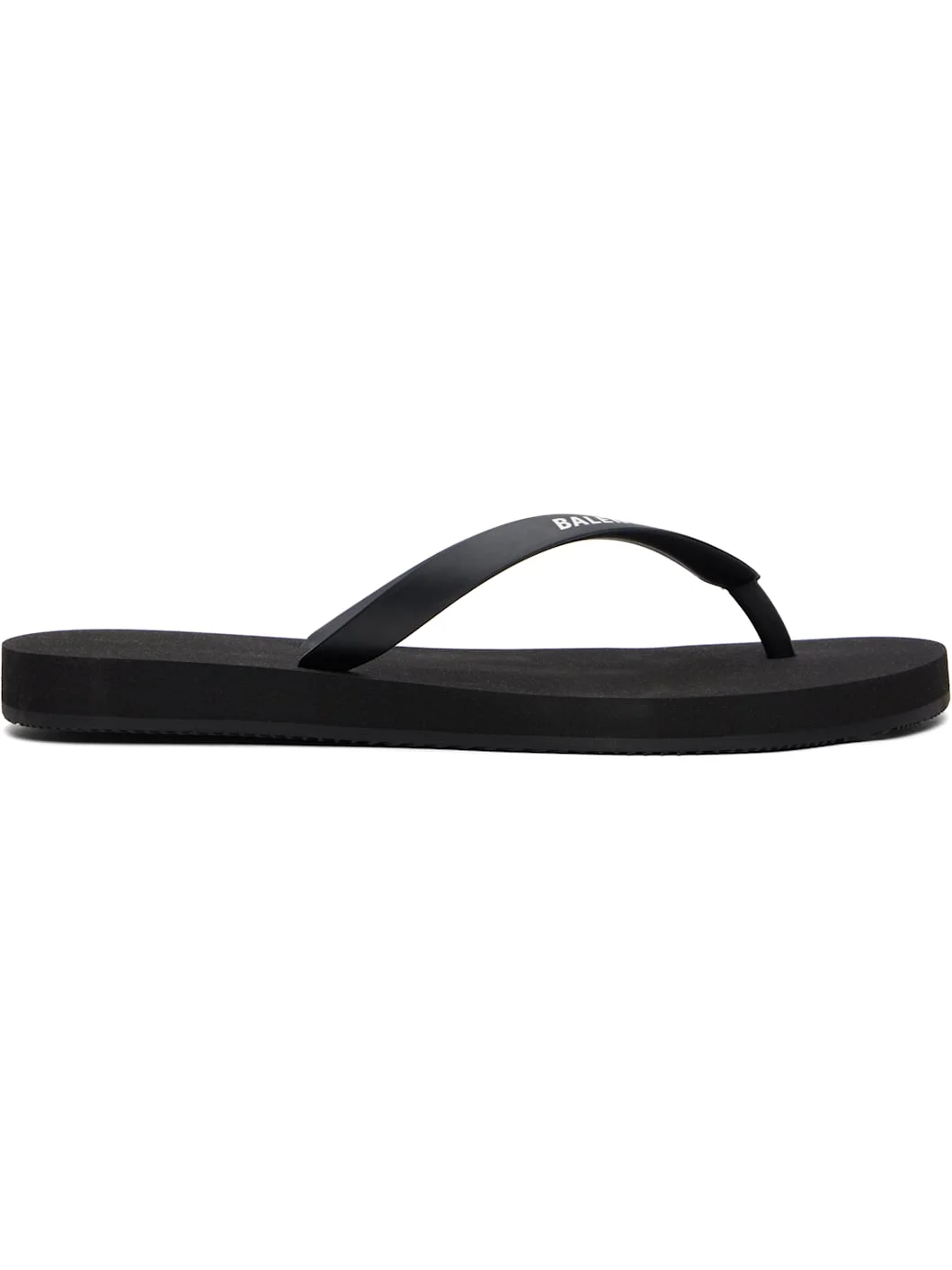 Black Logo Flip-Flops - 1