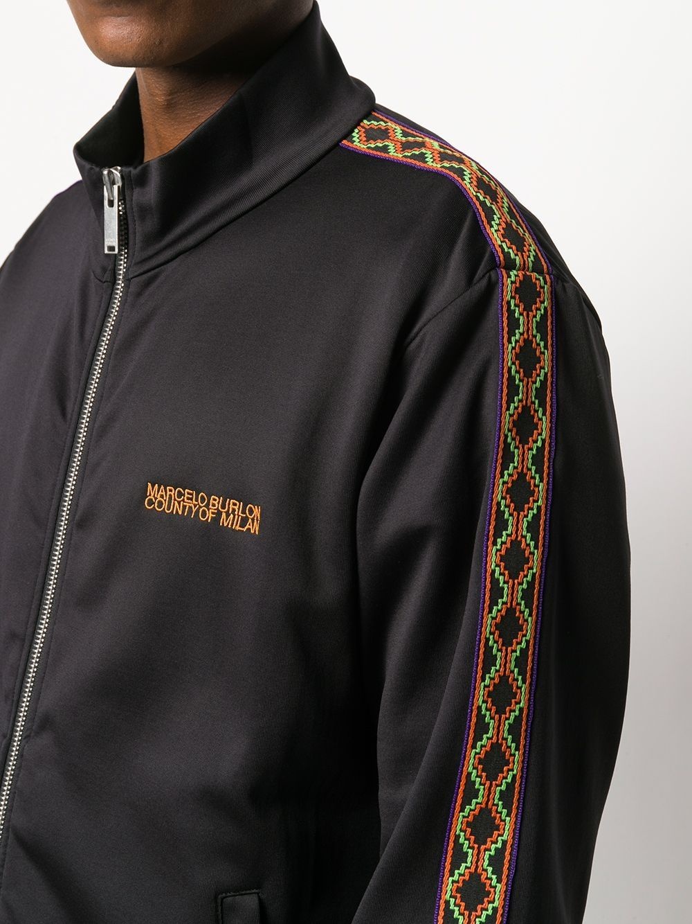 folk tape logo track jacket - 5