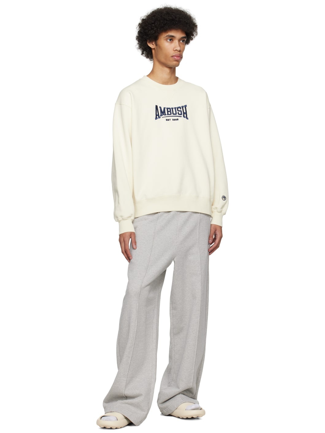 Off-White Embroidered Sweatshirt - 4