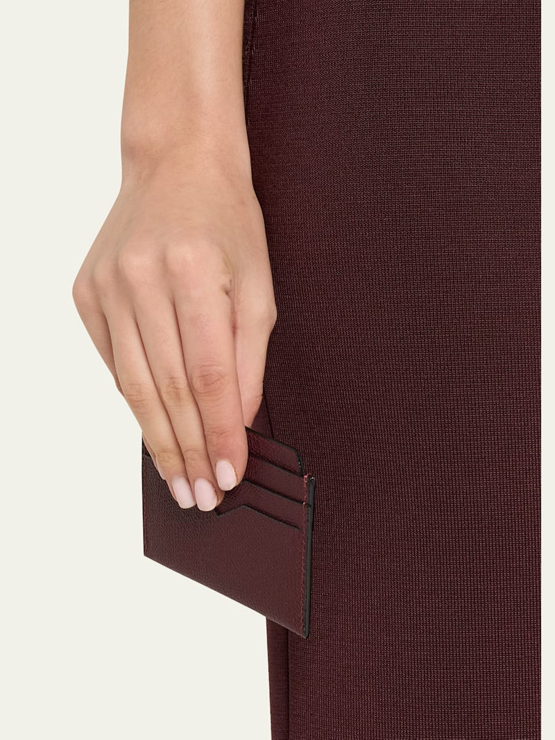Valextra Calf Leather Card Holder outlook