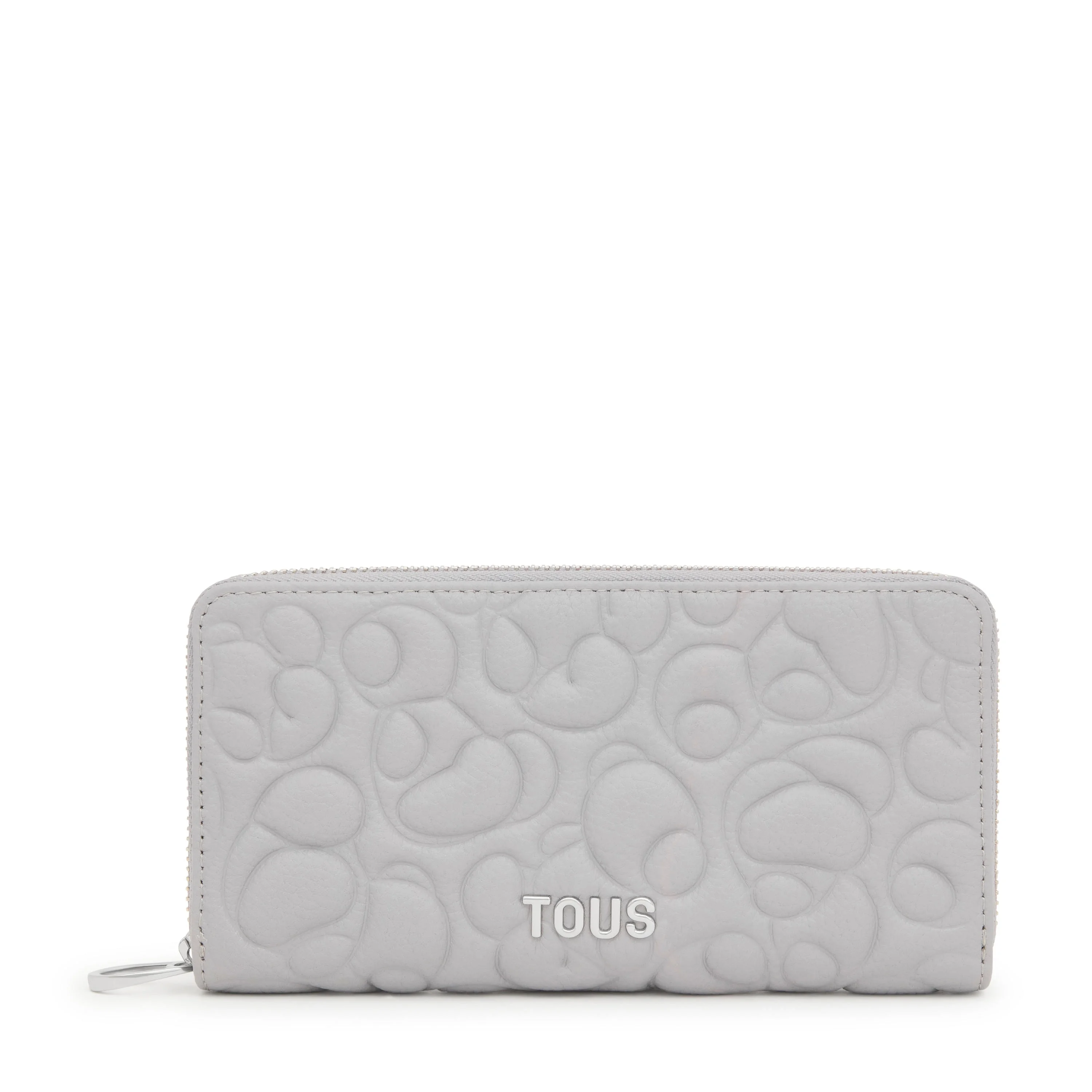 Gray leather Wallet TOUS Greta - 1
