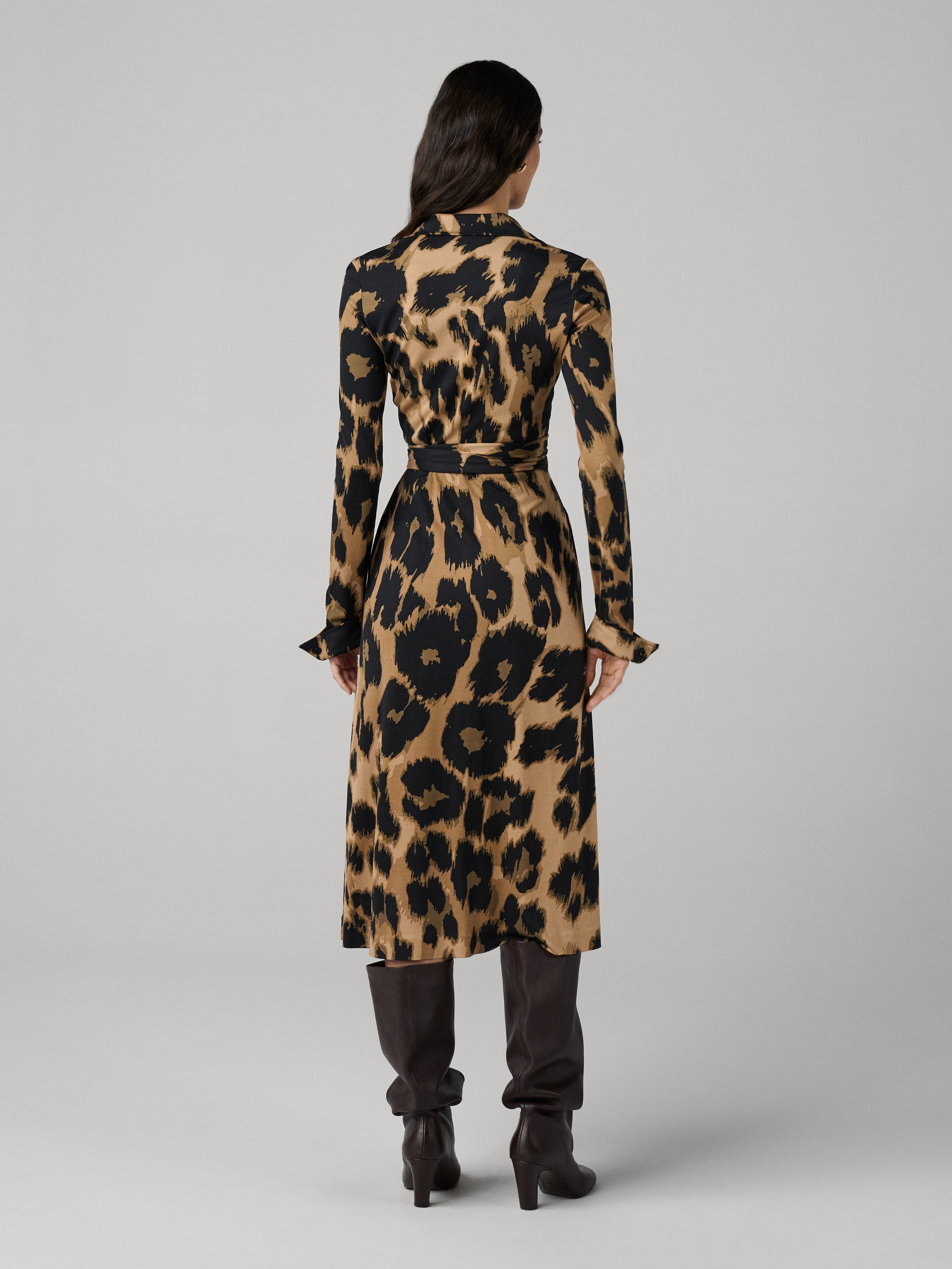Antonia Silk Jersey Wrap Dress - 3