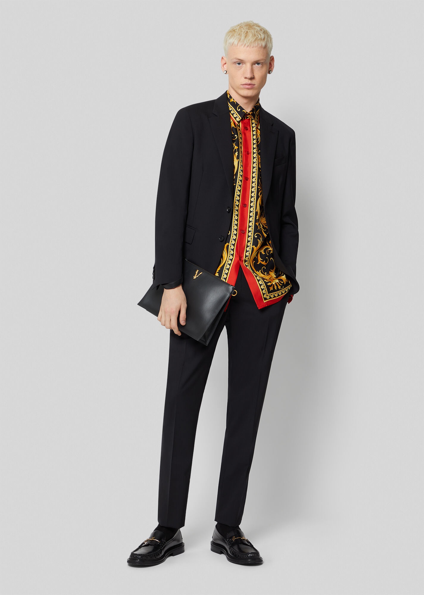 Le Pop Classique Print Silk Twill Shirt - 4