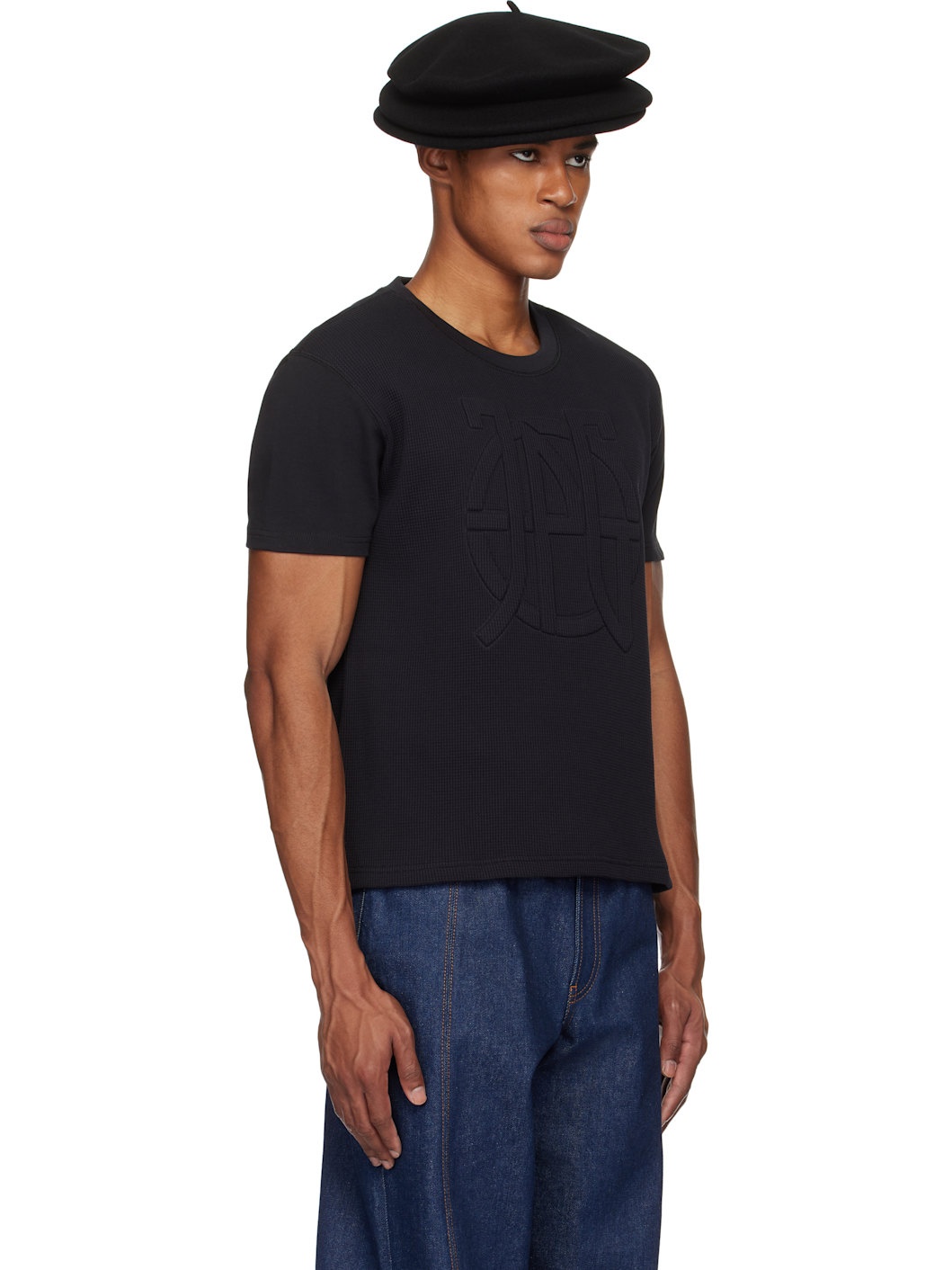 Black 'The Oversized JPG' T-shirt - 2