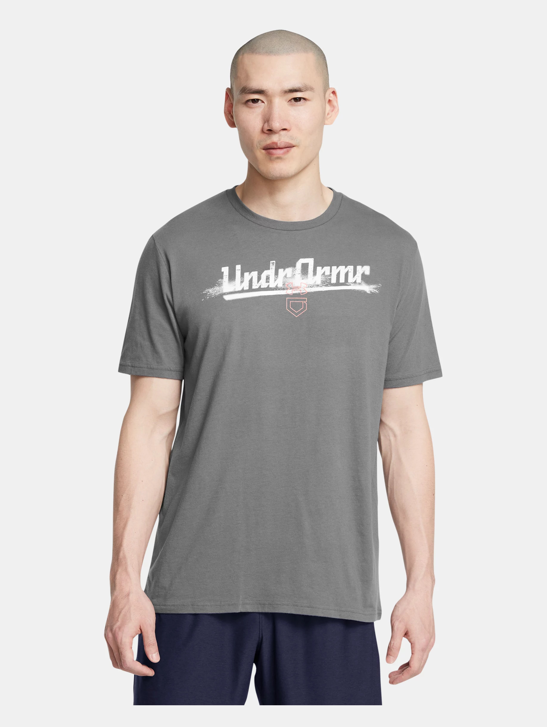 Men's UA Baseball Script Worn Short Sleeve - 2