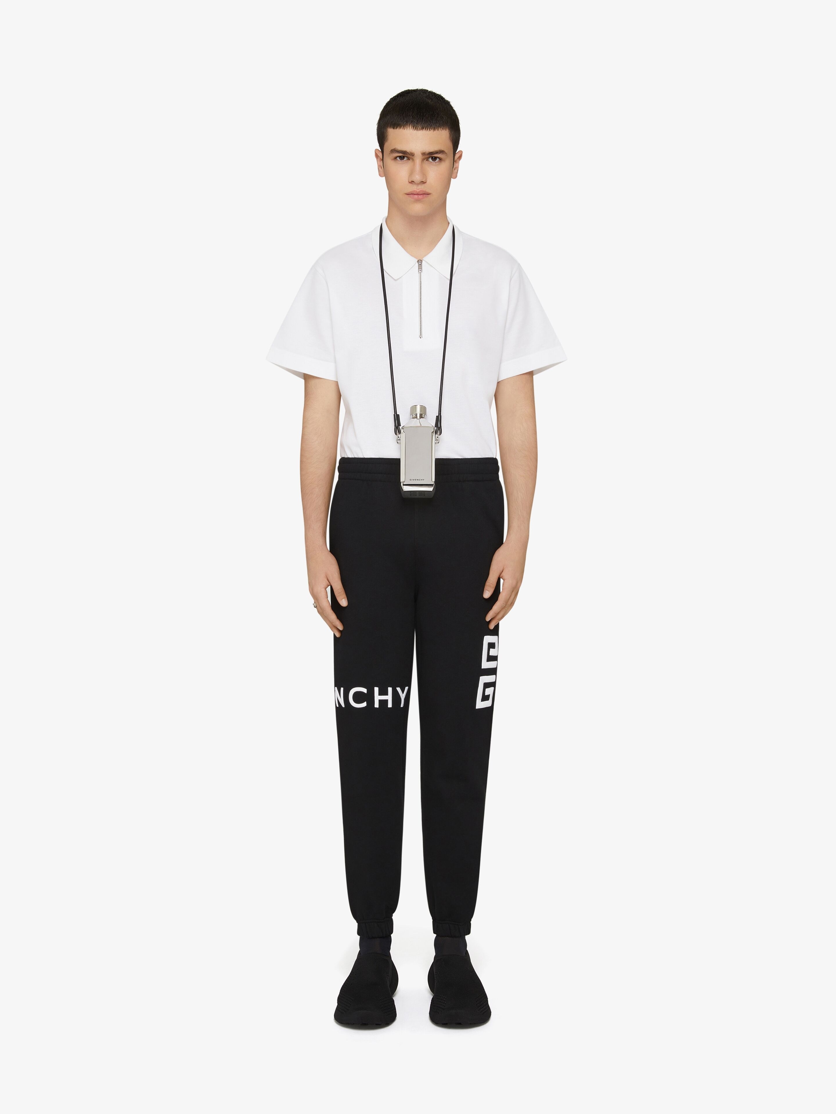 ZIPPED POLO SHIRT IN COTTON - 2