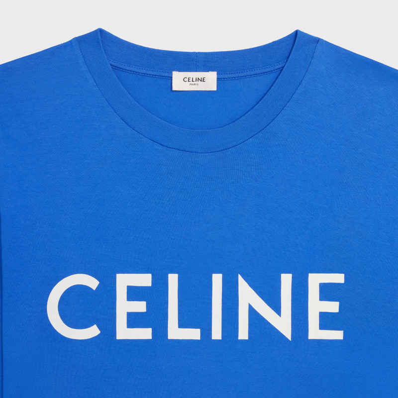 CELINE LOOSE T-SHIRT IN COTTON JERSEY 3