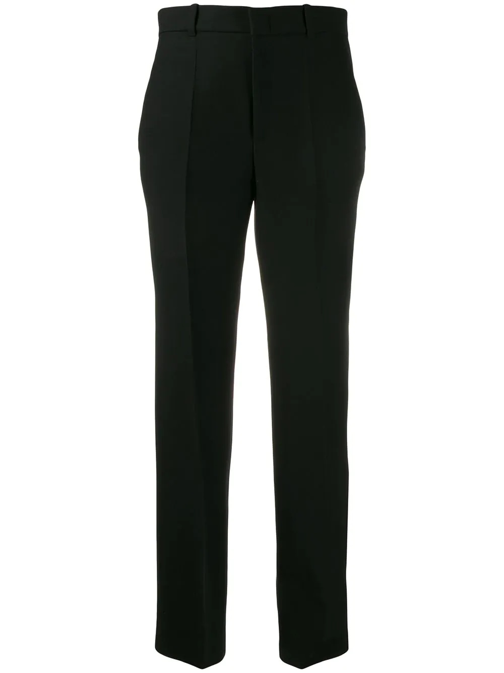 cropped straight-leg trousers - 1