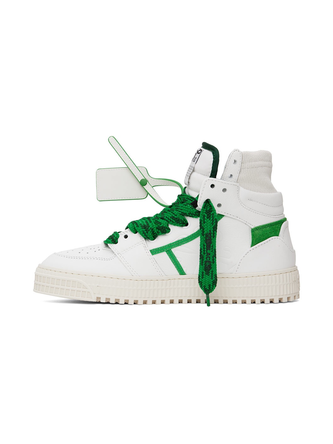 White & Green 3.0 Off Court Sneakers - 3