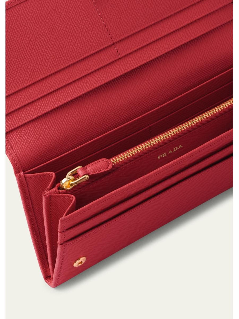 Bifold Flap Leather Long Wallet 3