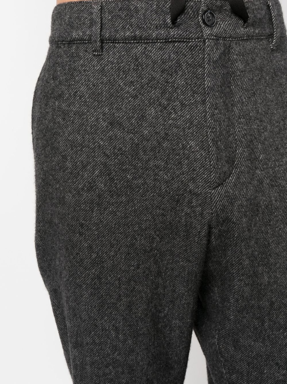 front tie-fastening detail trousers - 5