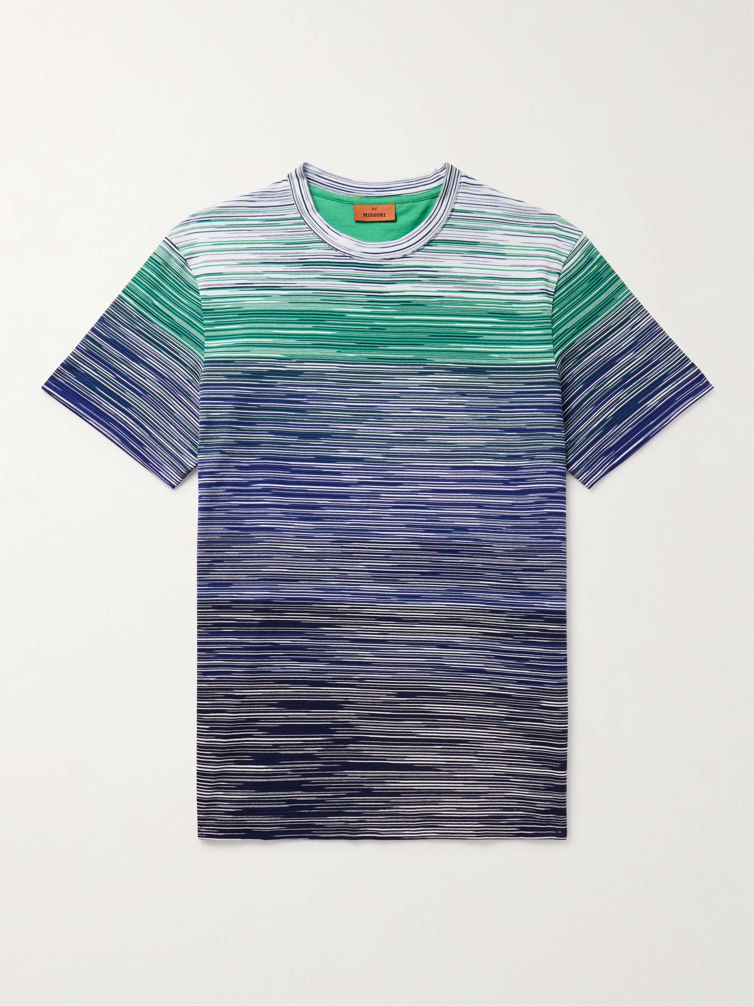 Space-Dyed Dégradé Cotton-Jersey T-Shirt - 1
