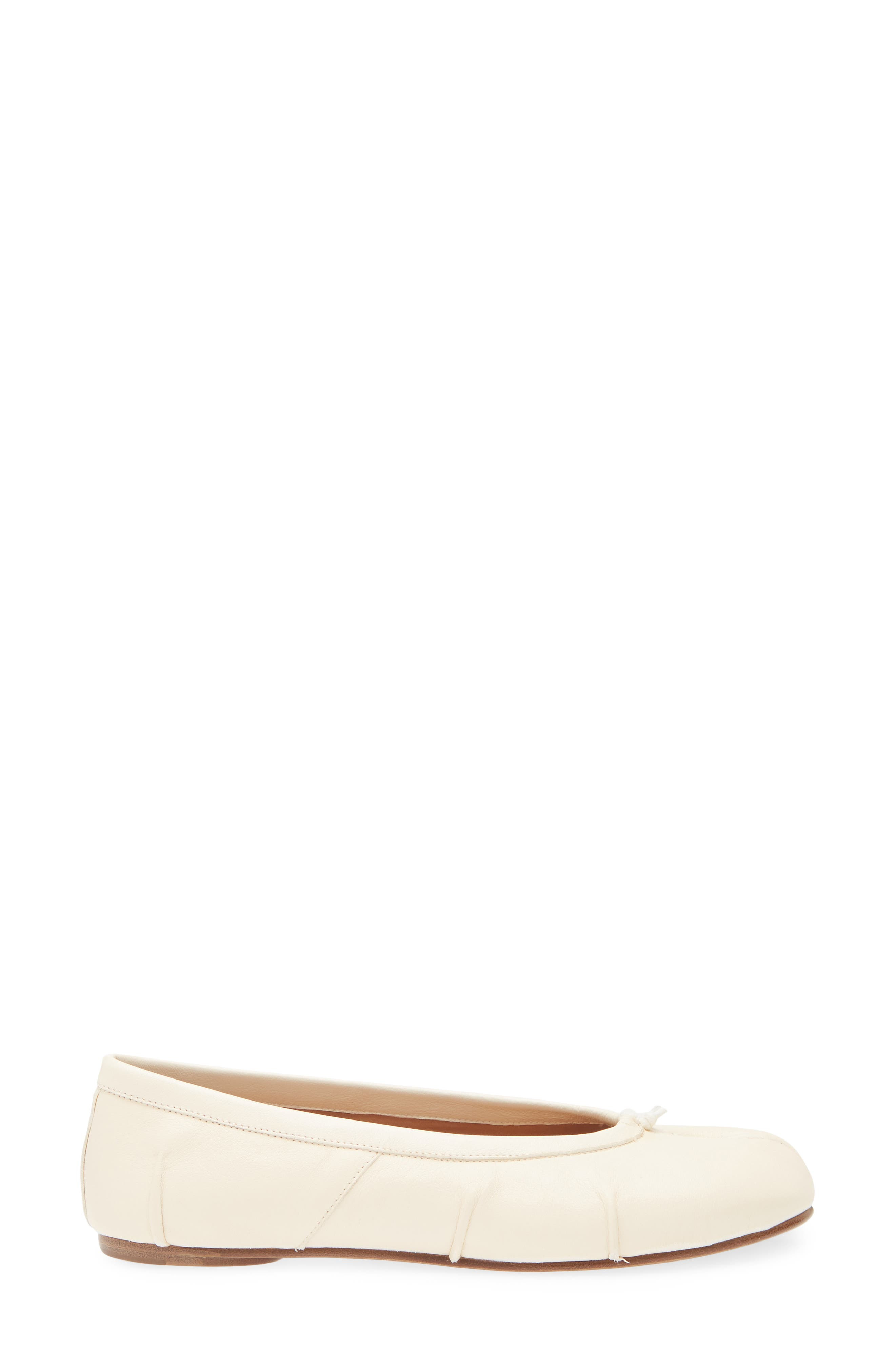 Maison Margiela Tabi Ballerina Flat in White at Nordstrom - 3