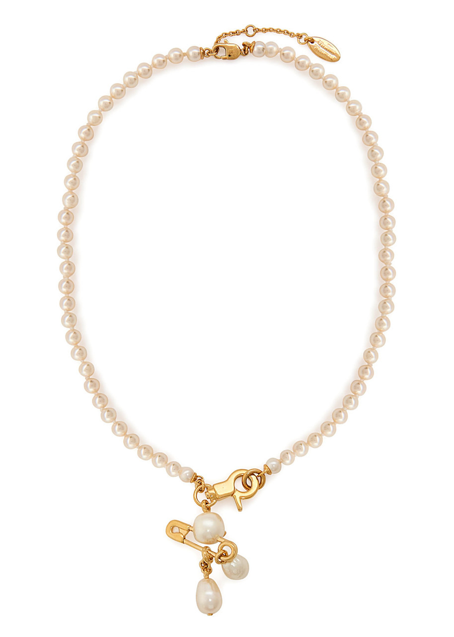 Vivienne Westwood Claude Small Faux Pearl Necklace - 3