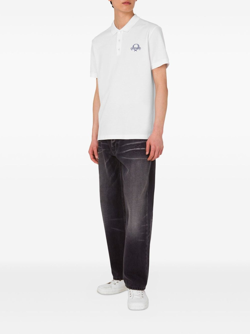 Moschino cotton polo shirt outlook