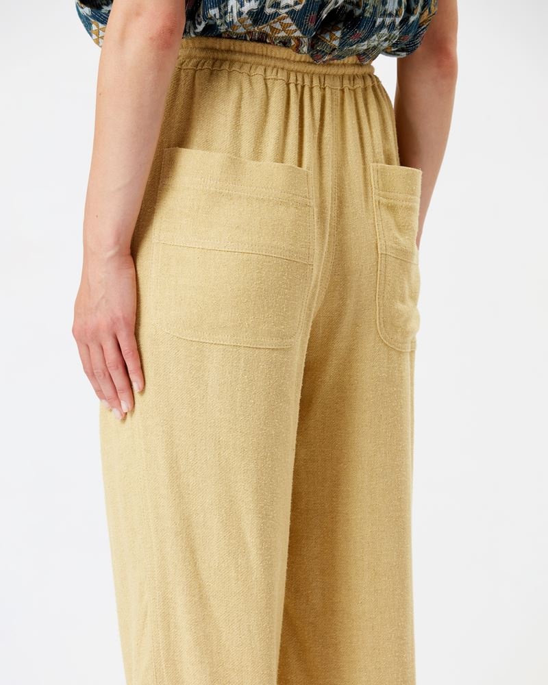 VIAMAO SILK BOURETTE PANTS - 5
