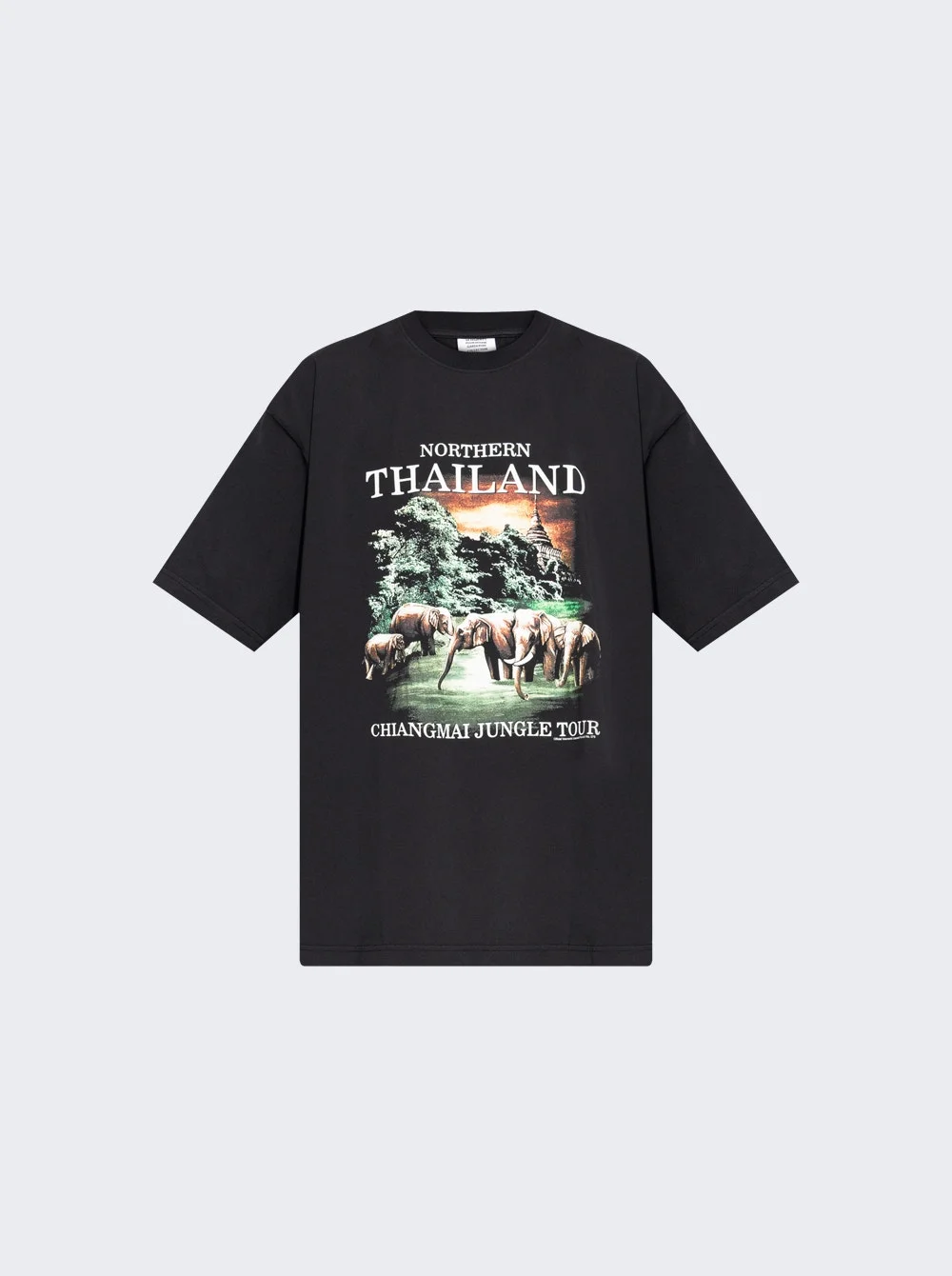 Thailand Tourist Tee Black - 1
