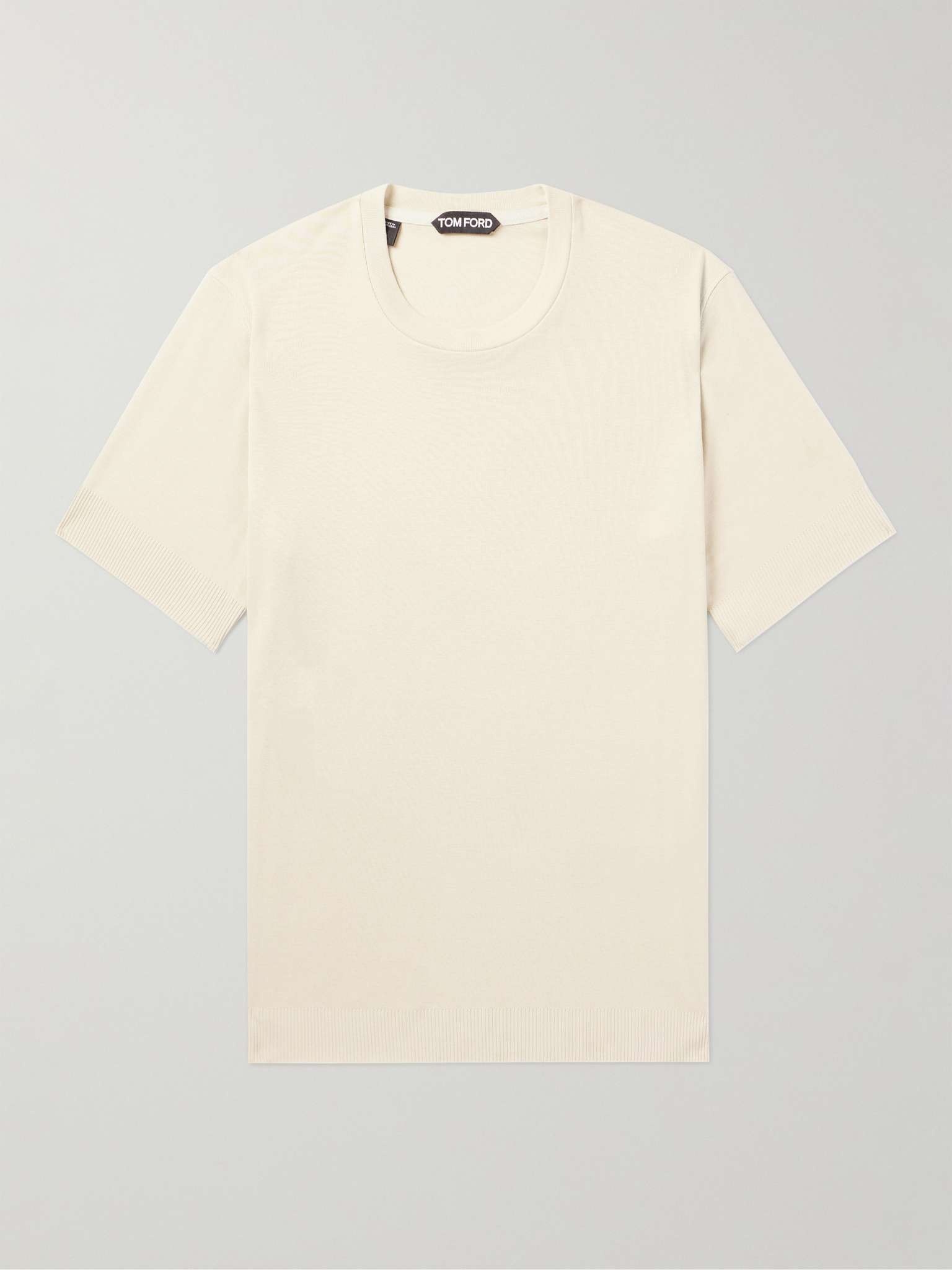 Lyocell and Cotton-Blend T-Shirt - 1