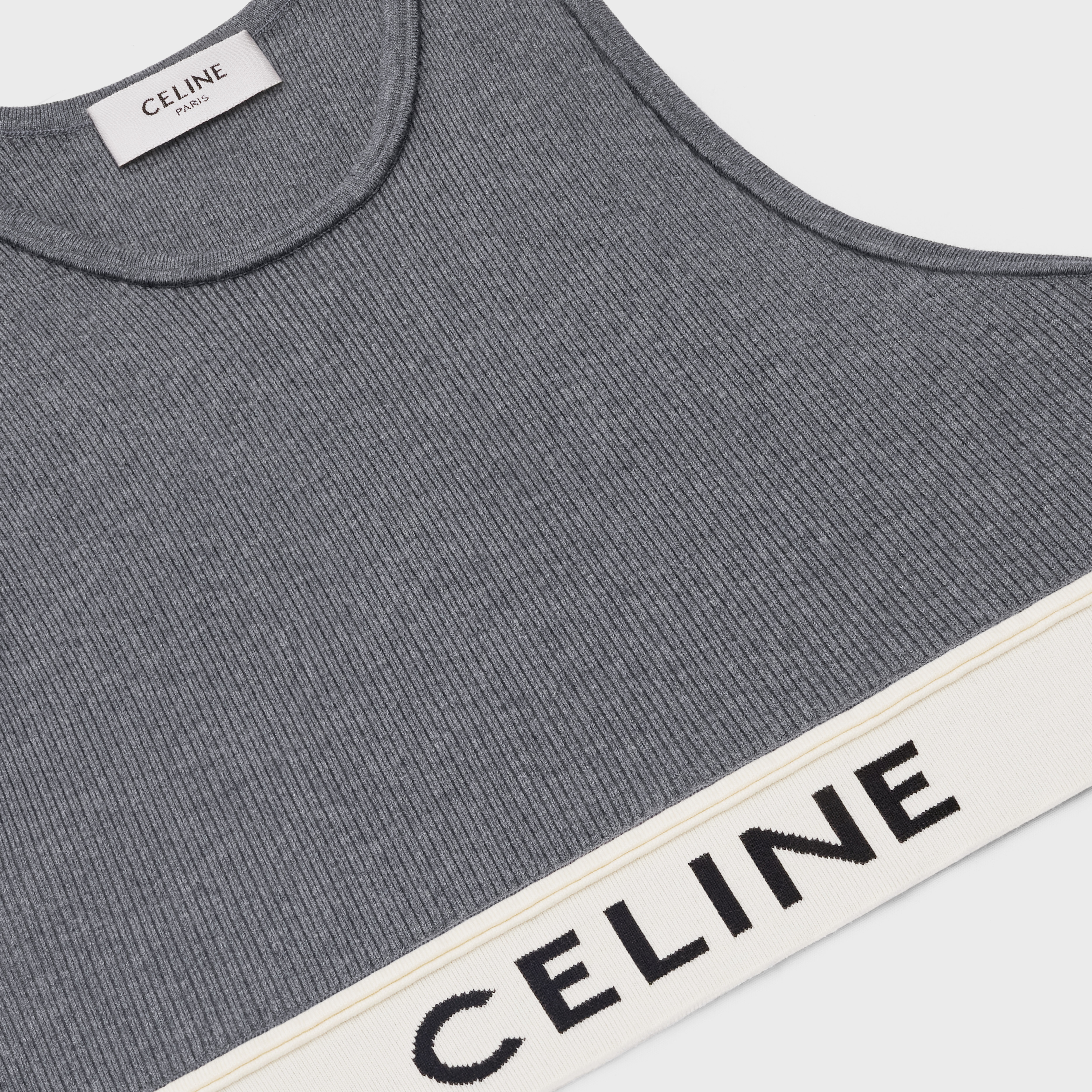 CELINE ATHLETIC KNIT BRA TOP - 3