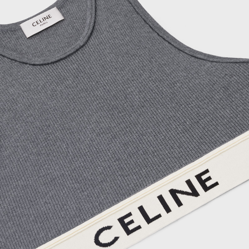 CELINE ATHLETIC KNIT BRA TOP 3