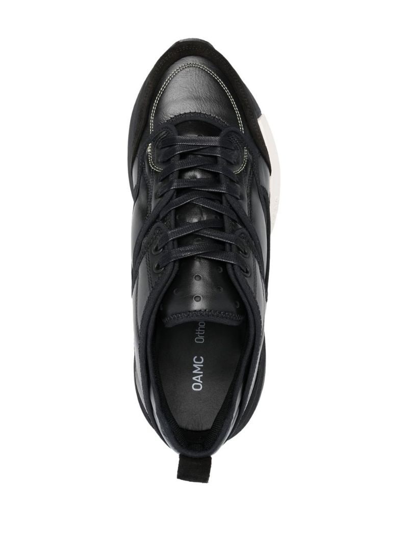 Aurora leather low-top sneakers - 4