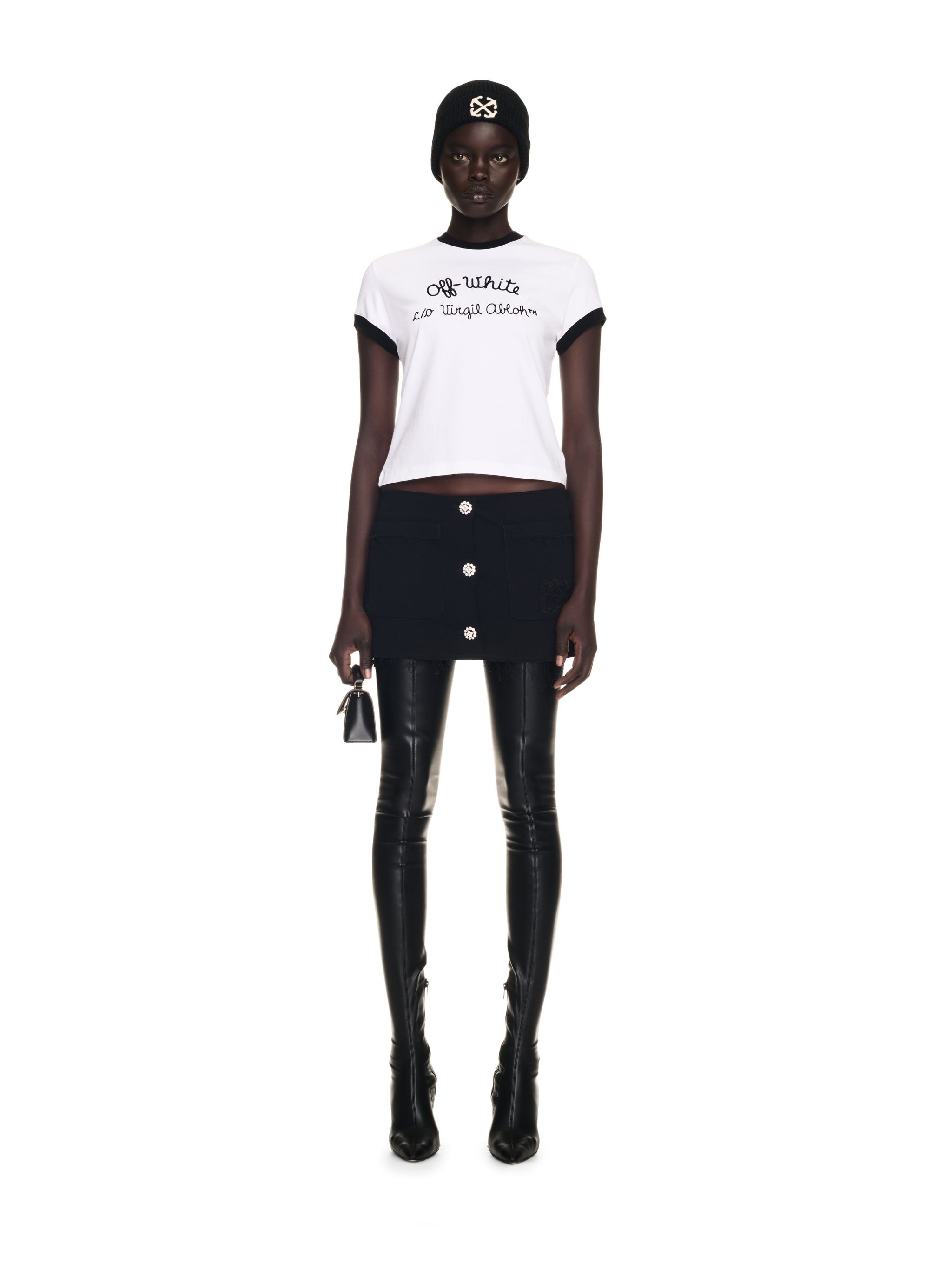 Embr Script Type Fitted Tee - 2