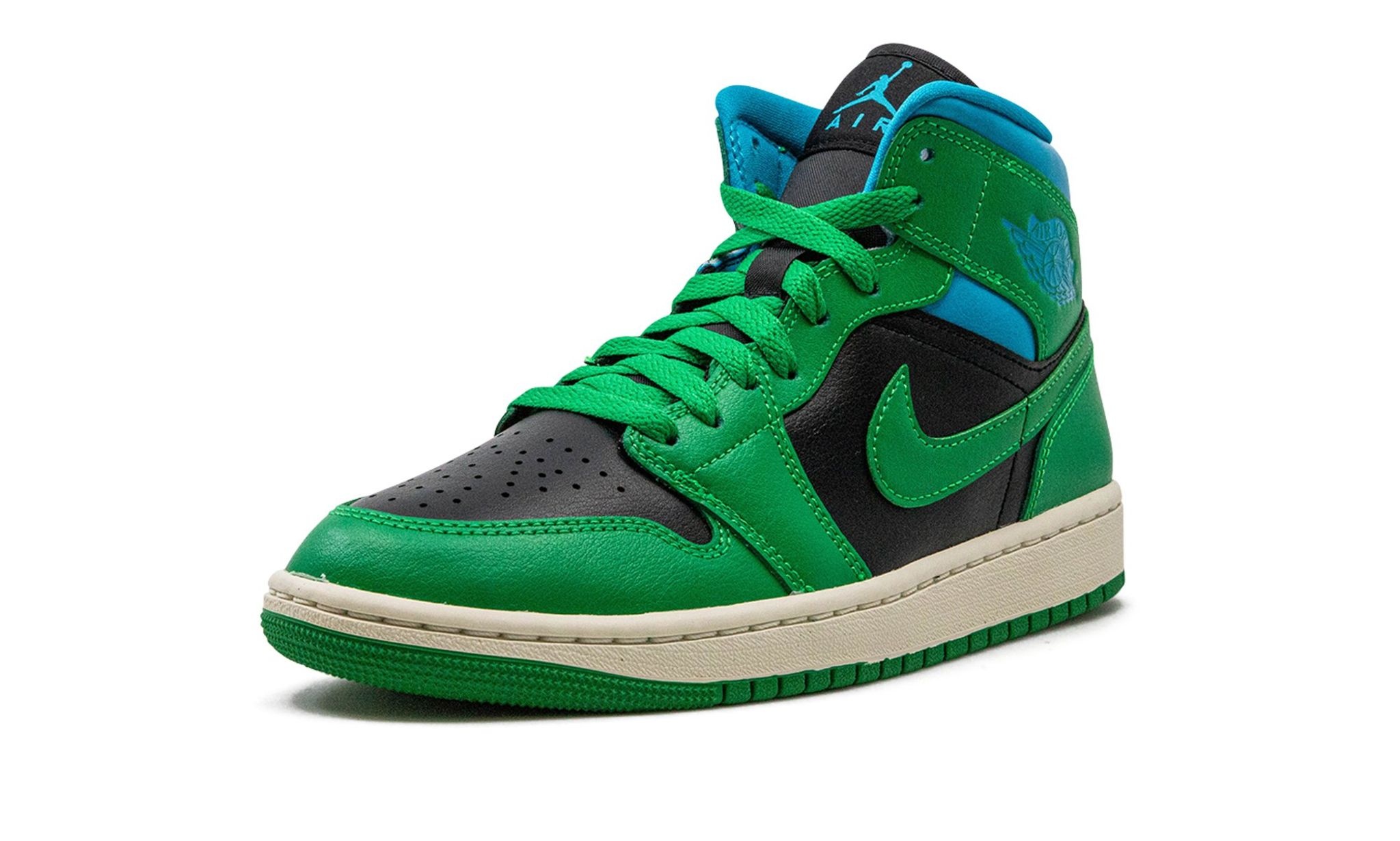 Air Jordan 1 Mid WMNS "Lucky Green Aquatone" - 4